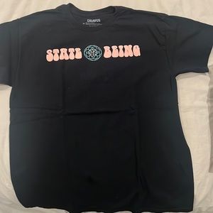 Dravus state of being black shirt